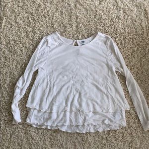 White long sleeve shirt